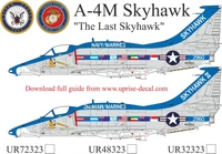 UR32323  декали  A-4M Skyhawk "The Last Skyhawk"  (1:32) 2000002205555