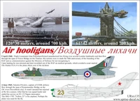 UR48135  декали  Air hooligans Hawker Hunter FGA.9  &amp; M&amp;G-17PF  (1:48) 2000002149309