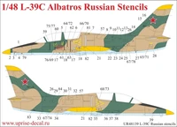 UR48139  декали  L-39C Albatros Russian Stencils  (1:48) 2000002140047