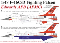 UR48159  декали  F-16C/D (Block 30) Edwards AFB (AFMC)  (1:48) 2000002140085