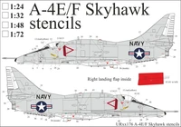 UR48176  декали  A-4E/F Skyhawk Stencils  (1:48) 2000002140160