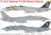 UR48212  декали  F-14A Tomcat VF-84 Desert Storm  (1:48) 2000002140498