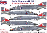 UR48221  декали  F-4K Phantom-II FG.1, British Phantoms Pt.4  (1:48) 2000002140580