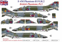 UR48224  декали  F-4M Phantom-II FGR.2, British Phantoms Pt.5  (1:48) 2000002140610