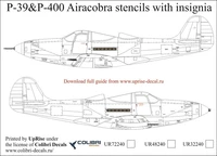 UR48240  декали  P-39 Airacobra  stencils + insignia  (1:48) 2000002140757