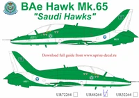 UR48264  декали  Saudi Hawks Team Mk.65 with masks  (1:48) 2000002150312