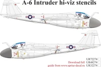 UR48274  декали  A-6 Intruder Hi-Viz stencils  (1:48) 2000002172833