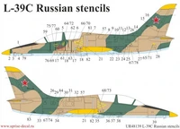 UR72139  декали  L-39C Albatros Russian Stencils  (1:72) 2000002141099