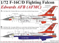 UR72159  декали  F-16C/D (Block 30) Edwards AFB (AFMC)  (1:72) 2000002141150