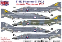 UR72219  декали  F-4K Phantom-II FG.1, British Phantoms Pt.2  (1:72) 2000002141587