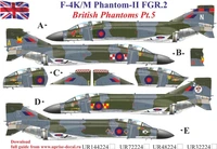 UR72224  декали  F-4M Phantom-II FGR.2, British Phantoms Pt.5  (1:72) 2000002141631