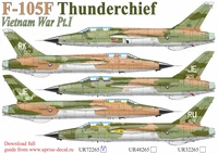 UR72265  декали  F-105F Thunderchief Vietnam war Pt.1  (1:72) 2000002150398