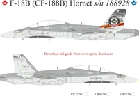UR72296  декали  CF-18B Hornet Canada s/n 188928  (1:72) 2000002180319