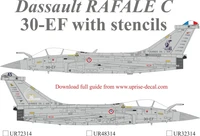 UR72314  декали  Dassault Rafale C (30-EF)  (1:72) 2000002198017