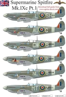 UR72319  декали  Supermarine Spitfire Mk.IXc Pt.1 with stencils  (1:72) 2000002199502