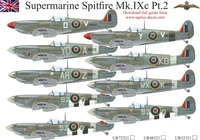 UR72321  декали  Supermarine Spitfire Mk.IXc Pt.2 with stencils  (1:72) 2000002198000