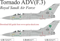 UR72327  декали  Tornado ADV Saudi with stencils  (1:72) 2000002205333