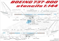 URS14414  декали  Boeing 737-700/800 (for Zvezda)  (1:144) 2000002149279