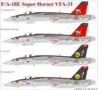 URS4821  декали  F/A-18E Super Hornet VFA-31 CAG 1/48 scale  (1:48) 2000002142201