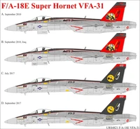 URS7221L  декали  F/A-18E Super Hornet VFA-31  (1:72) 2000002185635