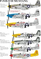 URS7224L  декали  P-51D-5/10 with stencils  (1:72) 2000002142232