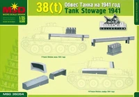 35054  дополнения из пластика  Обвес танка Pz.38(t) 1941 год  (1:35) 2000002127154