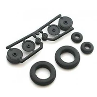 4811  дополнения из пластика  Rubber Wheels. Bf109F (G-2). Version A  (1:48) 2000000128887