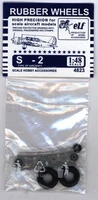 4823  дополнения из пластика  Rubber Wheels Колеса на С-2  (1:48) 2000000128962