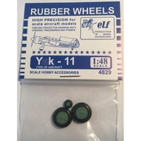 4829  дополнения из пластика  Rubber Wheels. ОКБ Яковлева Y@K-11  (1:48) 2000000232188