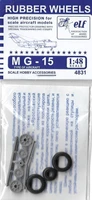 4831  дополнения из пластика  Rubber Wheels. Колеса на M&amp;G-15  (1:48) 2000000190105