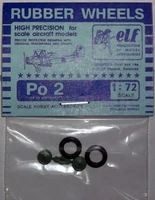 7201  дополнения из пластика  Rubber Wheels. Po-2.  (1:72) 2000000129037
