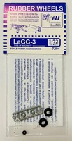 7204  дополнения из пластика  Rubber Wheels. LaGG-3  (1:72) 2000000171913