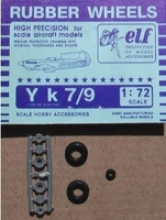 7210  дополнения из пластика  Rubber Wheels Y@k-7/9. L@-5/7  (1:72) 2000002050322