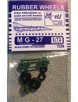 7228  дополнения из пластика  Rubber Wheels. ОКБ Микояна M&amp;G-27  (1:72) 2000000232232
