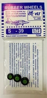 7234  дополнения из пластика  Rubber Wheels. С-39  (1:72) 2000000171944