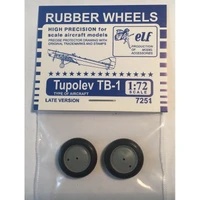 7251  дополнения из пластика  Rubber Wheels. КБ Туп@лева TБ-1  (1:72) 2000000218588