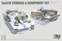 8018  дополнения из пластика  StuG III Storage And Equipment Set  (1:35) 4897051423072
