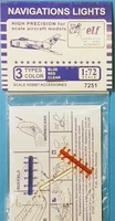 F7251B  дополнения из пластика  Navigations lights. Blue Red Clear.  (1:72) 2000000129204