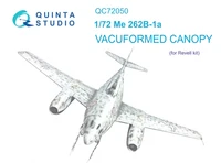 QC72050  дополнения из пластика  Набор остекления Me-262B-1a (Revell)  (1:72) 2000002125884