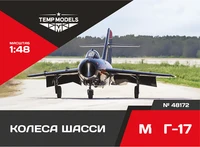 48172  дополнения из смолы  Колеса шасси M&amp;G-17  (1:48) 4600000481722