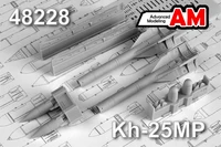 AMC 48228  дополнения из смолы  Ракета Х-25МП "изделие 711" ПРГС-1 с АПУ-68УМ2 (2шт.)  (1:48) 2000002095125