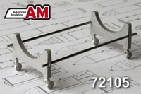 AMC 72105  дополнения из смолы  Тележка для транспортировки 3000 литрового ПТБ  (1:72) 2000002086291