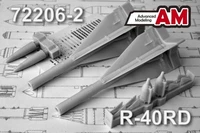AMC 72206-2  дополнения из смолы  Р-40РД управляемая ракета средней дальности  (1:72) 2000002142270