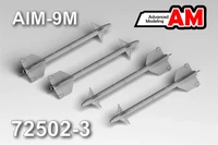 AMC 72502-3  дополнения из смолы  AIM-9M (4шт.)  (1:72) 2000002194361