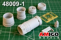 AMG 48009-1  дополнения из смолы  Сопло двигателя Р-29-300 M&amp;G-23М,  M&amp;G-23МР, M&amp;G-23МФ  (1:48) 2000002086888