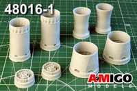 AMG 48016-1  дополнения из смолы  M&amp;G-31Б/БМ Реактивные сопла двигателя Д-30Ф6  (1:48) 2000002142683