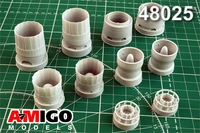 AMG 48025  дополнения из смолы  Сопло двигателя АЛ-41Ф1С для С-35С   (1:48) 2000002095170