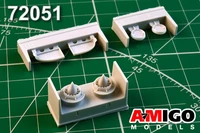 AMG 72051  дополнения из смолы Набор заглушек и турбина низкого давл. двиг. АИ-222-25 Y@K-130 (1:72) 2000002086789