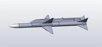 KMR32048  дополнения из смолы  Ракета Rb71 SkyFlash + Viggen launcher.  2 комплекта  (1:32) 2000002197843