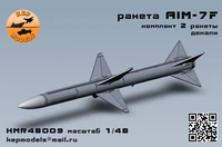 KMR48009f   дополнения из смолы  Ракета AIM-7F 4 шт. комплект  (1:48) 2000002160540